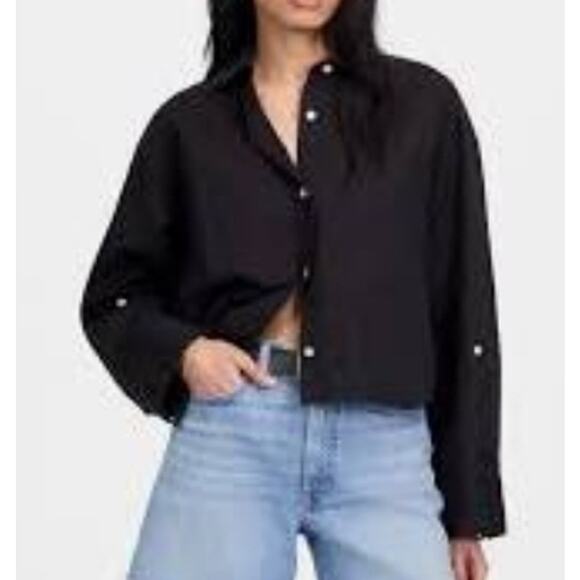 Madewell Straight-Hem Shirt Size M NWT - Picture 1 of 10